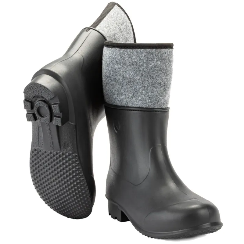 024D Sieviešu EVA+filca zābaki,melni 41 izm.