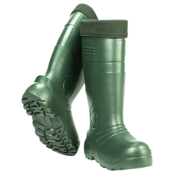 Vīr.EVA zābaki ar silto zeķi,manžeti,melni,41cm 44izm.