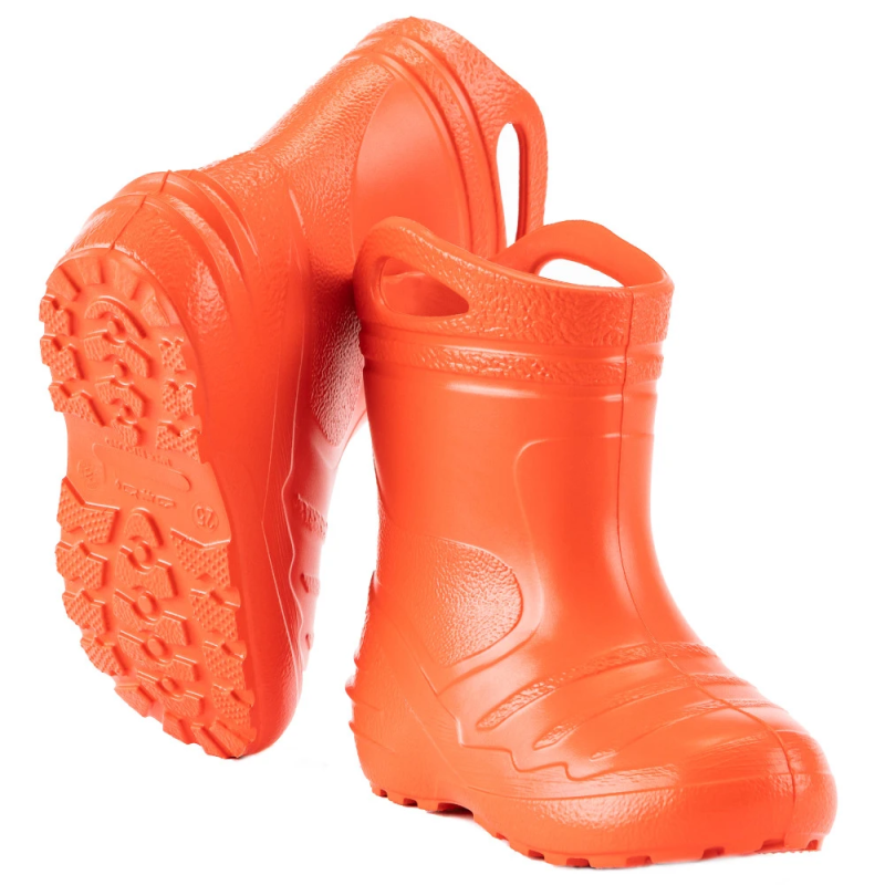 Bērnu EVA materiāla zāb.ar silto zeķi,sarkani 26 izm.