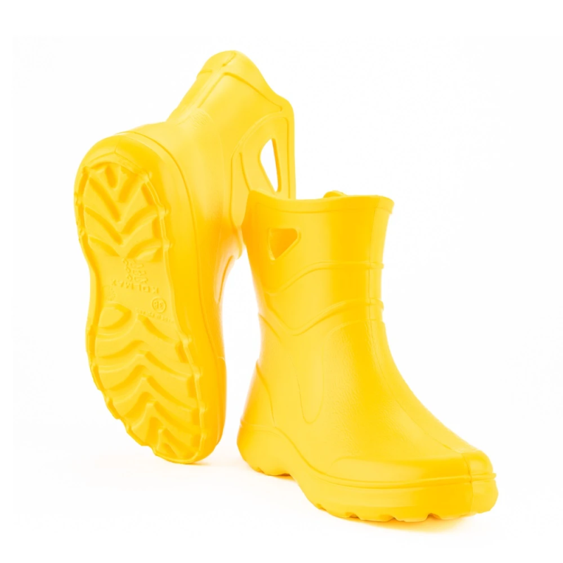 027D Sieviešu Eva mat.zābaki,dzelteni,36 izm.