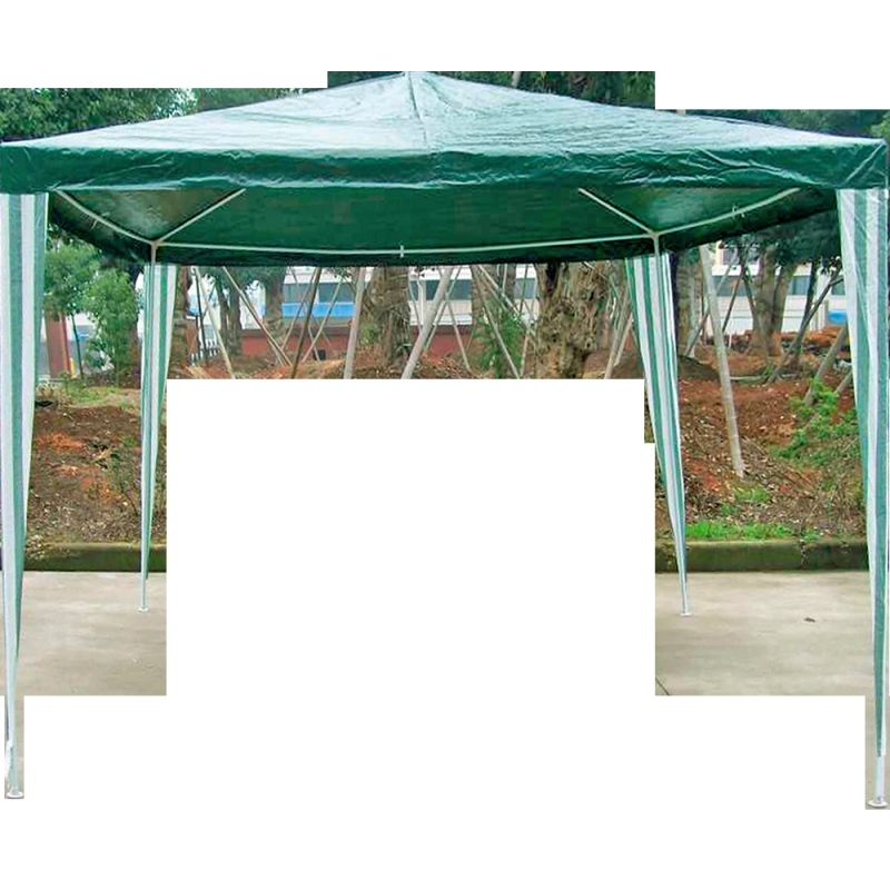 Dārza nojume 3x3m zaļa bez sieniņām