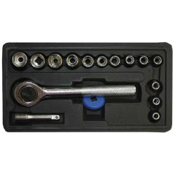 Gala atslēgu kompl.koferī 1-4 4-13mm 17gb