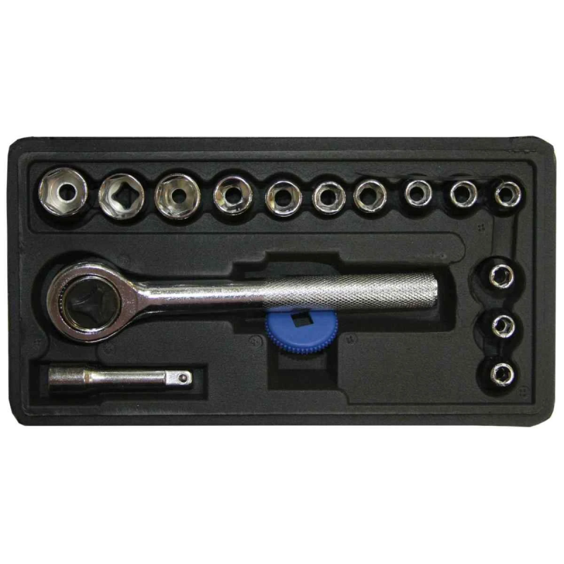 Gala atslēgu kompl.koferī 1-4 4-13mm 17gb