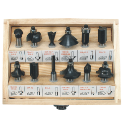 Profilfrēžu komplekts kokam 12gb D8mm Beast