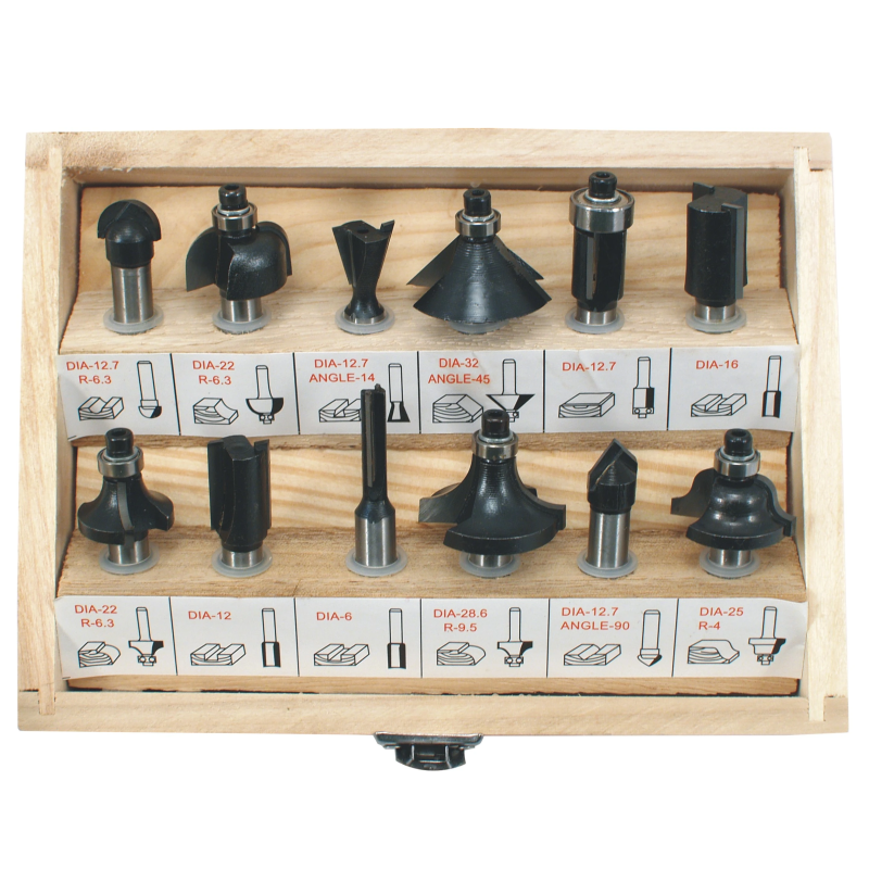 Profilfrēžu komplekts kokam 12gb D8mm Beast