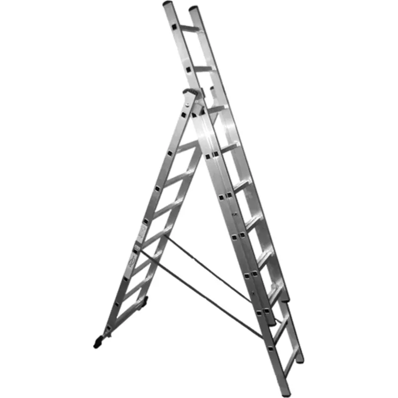 Kāpnes alumīnija 3x14 pakāpieni ,1.4mm,