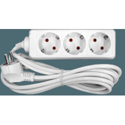 Pagarinātājs 3-vietīgs 1.5m a-z pievadvads 3Gx1mm