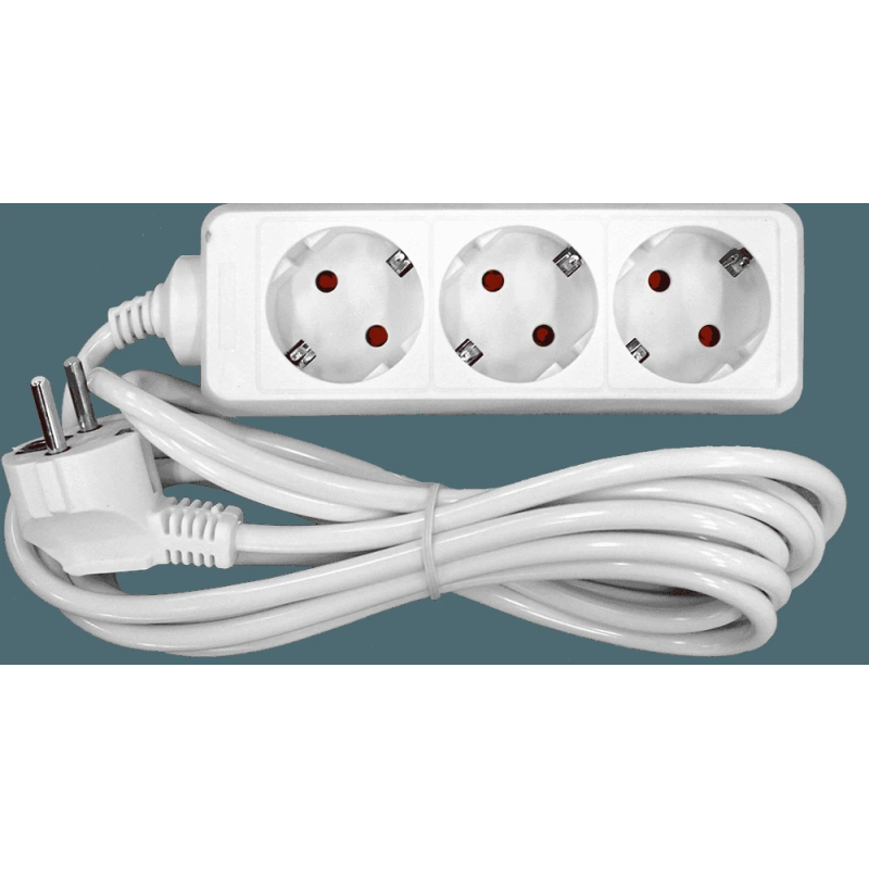 Pagarinātājs 3-vietīgs 1.5m a-z pievadvads 3Gx1mm