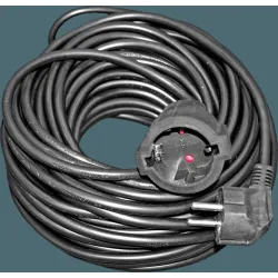 Pagarinātājvads 30m b-z 2Gx1.0mm melns