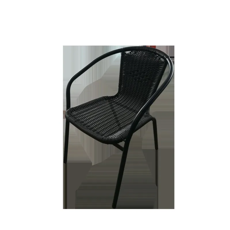 Krēsls pīts metāla 55x56x74 melns