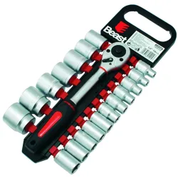 End Wrench Set Blister 1-2 8-32mm 19pcs Beast Pro