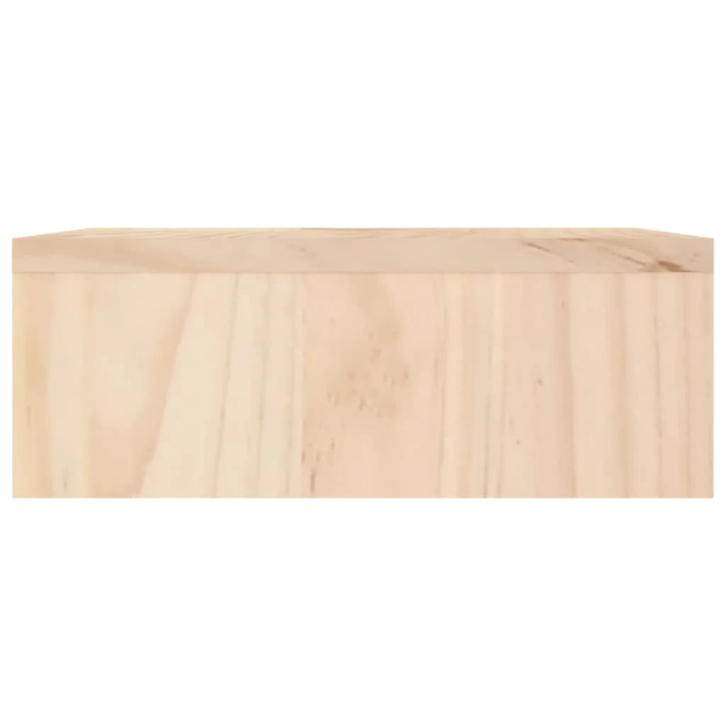 vidaXL monitora paliktnis, 100x27x10 cm, priedes masīvkoks