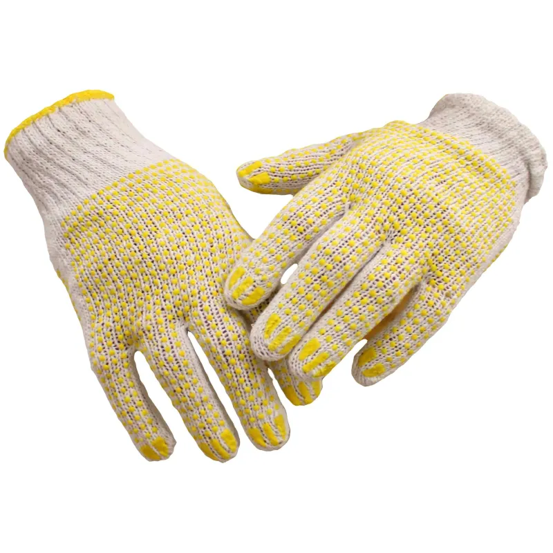 Cimdi adīti ar PVH punktējumu ,divpus., 8.izm