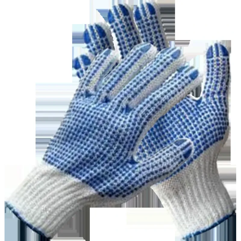 Cimdi adīti ar PVH punktējumu ,divpusēji 10.izm