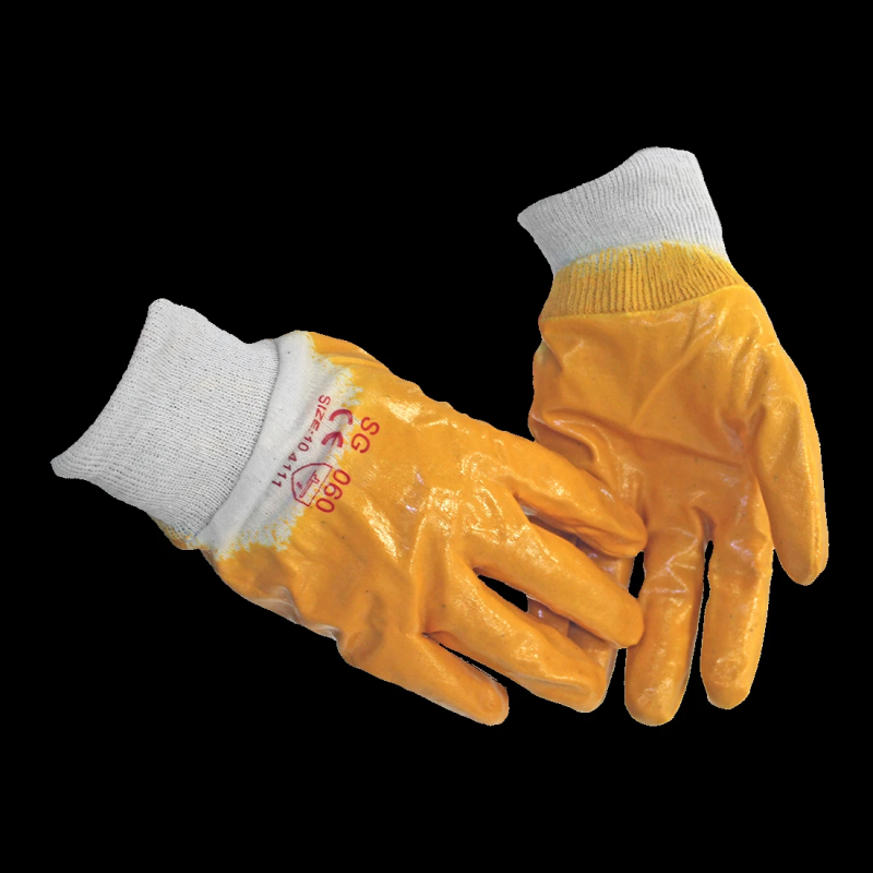 Cimdi kokvilnas, plāni ar nitrila pārkl. 8.izm.