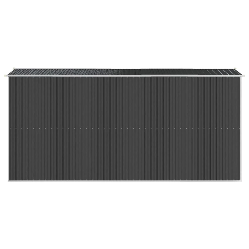 vidaXL dārza šķūnis, antracītpelēks, 192x440x223 cm, cinkots tērauds