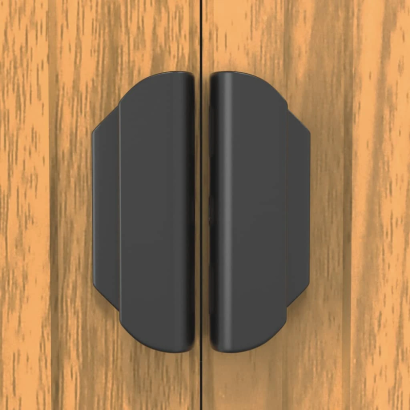 vidaXL dārza šķūnis, gaiši brūns, 192x606x223 cm, cinkots tērauds