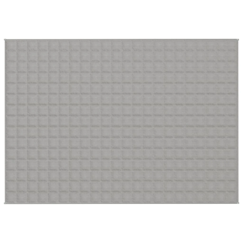 vidaXL smaguma sega, pelēka, 155x220 cm, 7 kg, audums