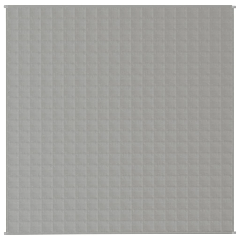 vidaXL smaguma sega, pelēka, 200x200 cm, 9 kg, audums