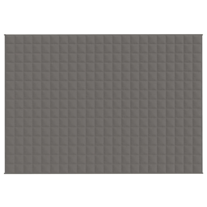 vidaXL smaguma sega, pelēka, 155x220 cm, 7 kg, audums