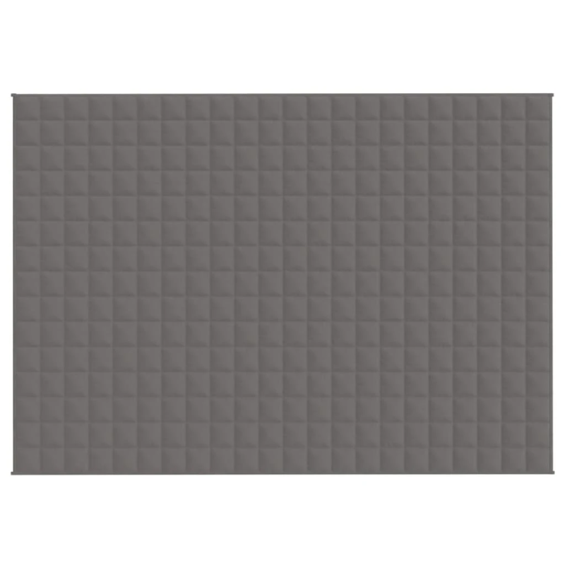 vidaXL smaguma sega, pelēka, 155x220 cm, 11 kg, audums