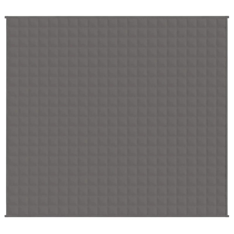 vidaXL smaguma sega, pelēka, 200x225 cm, 9 kg, audums