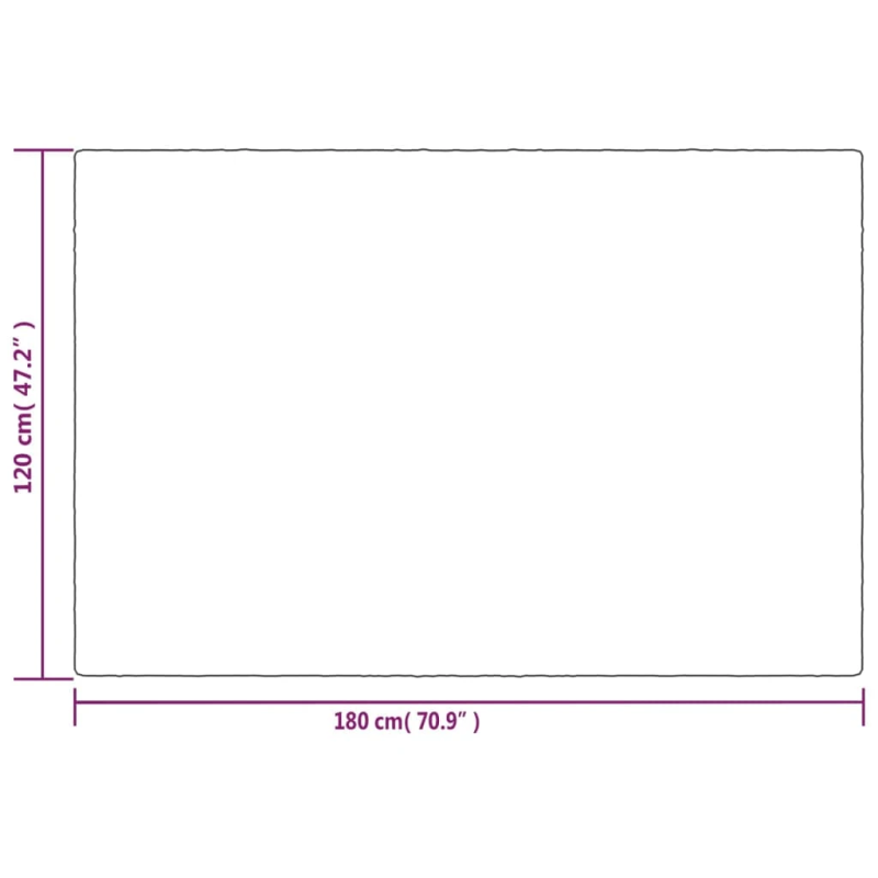 vidaXL smaguma sega ar pārvalku, pelēka, 120x180 cm, 5 kg, audums