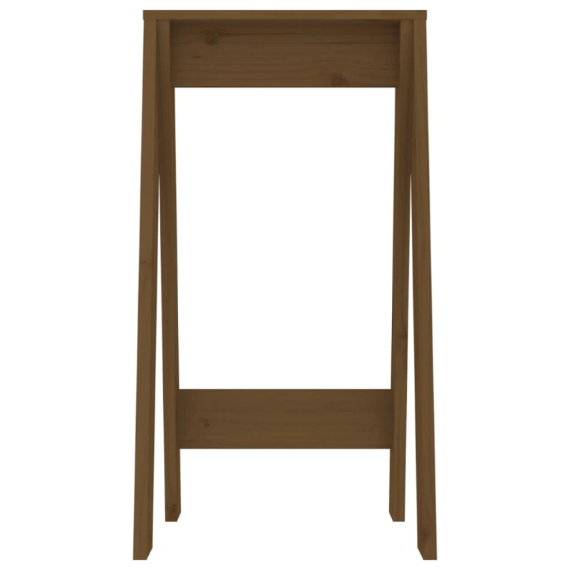 vidaXL taburetes, 2 gab., brūnas, 40x40x75 cm, priedes masīvkoks