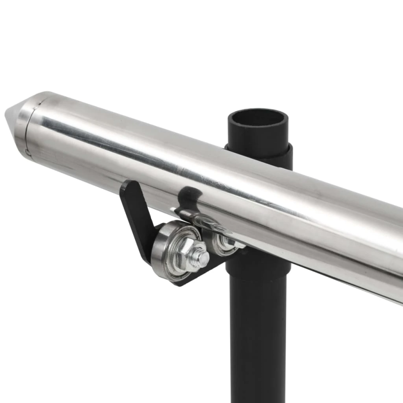 vidaXL grils ar motoru, 150x46,5x82,5 cm, nerūsējošs tērauds