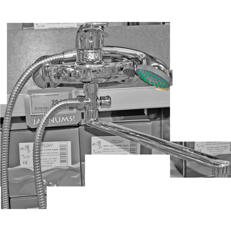 Jaucējkrāns vannai ar dušas kompl. P-5-40K Penguin