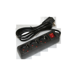 Pagarinātājs 3-vietīgs 5m a-z slēdzi pievadvads 3Gx1.5mm