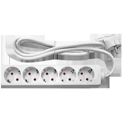 Pikendusjuhe 5-pesaga 1.5m a-z pikenduskaabel 3Gx1.5mm