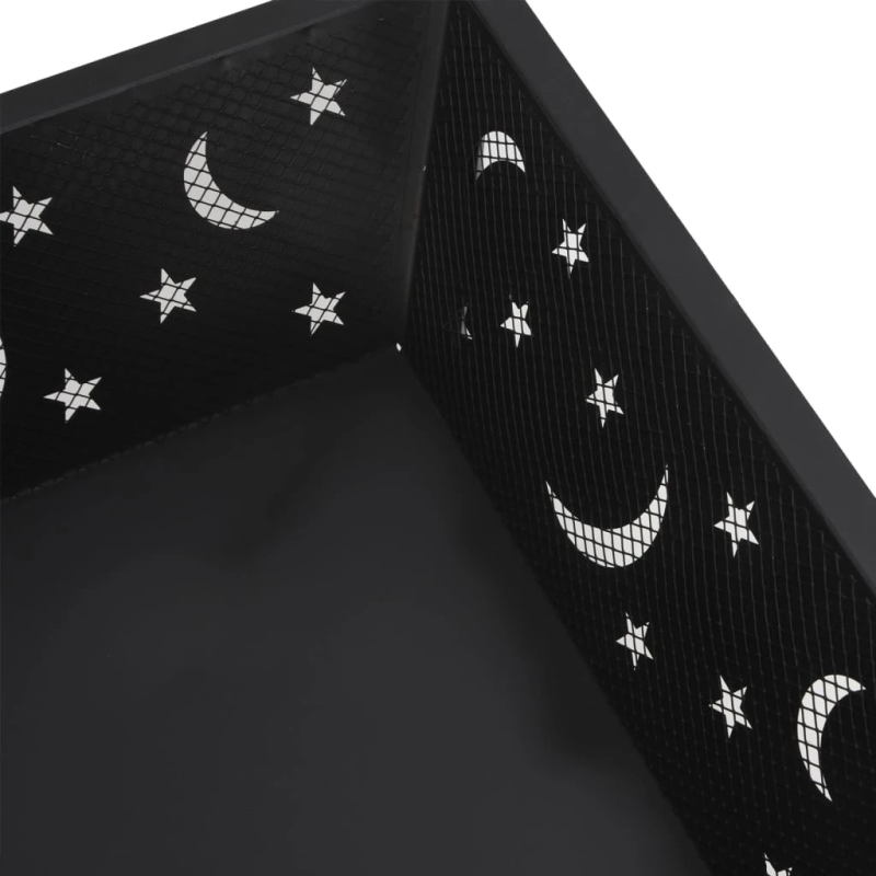 vidaXL ugunskura trauks ar kruķi, 50 cm, XXL izmērs, tērauds