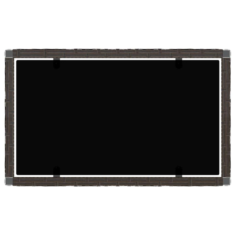 vidaXL 4-daļīgs dārza atpūtas mēbeļu komplekts, brūna PE rotangpalma