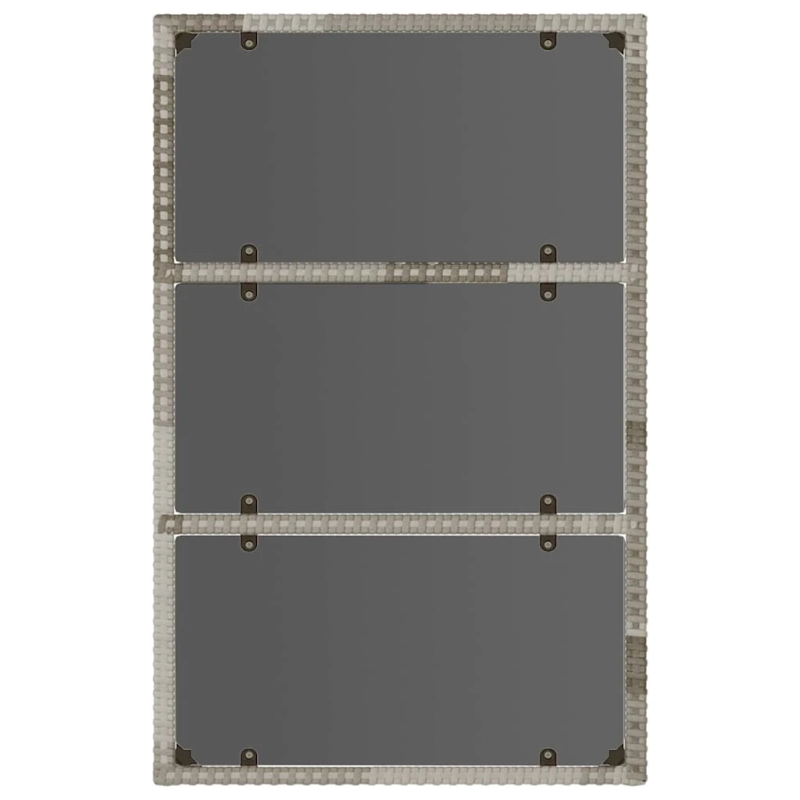 vidaXL 6-daļīgs dārza atpūtas mēbeļu komplekts, pelēka PE rotangpalma