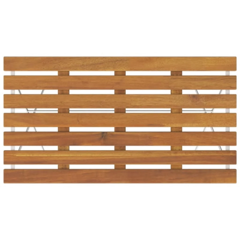 vidaXL 5-daļīgs bistro mēbeļu komplekts, saliekams, akācijas masīvkoks