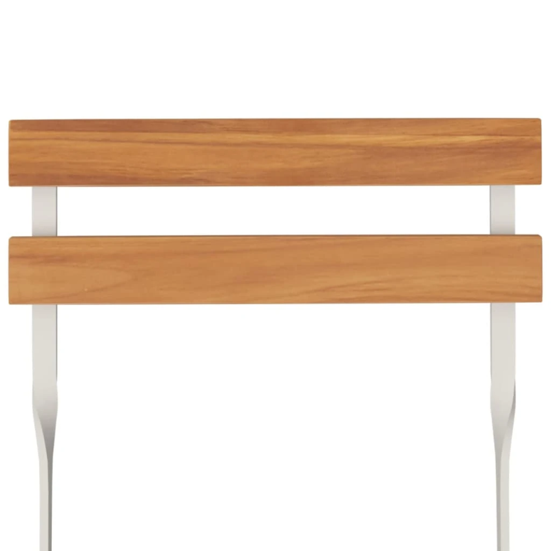 vidaXL 5-daļīgs bistro mēbeļu komplekts, saliekams, akācijas masīvkoks