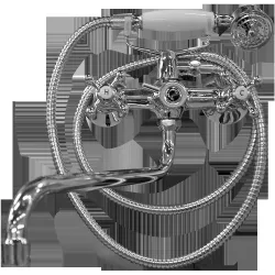 Jaucējkrāns vannas ar g. snīpi un dušas kom. New