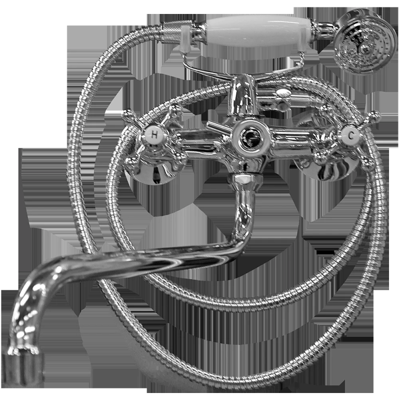 Jaucējkrāns vannas ar g. snīpi un dušas kom. New