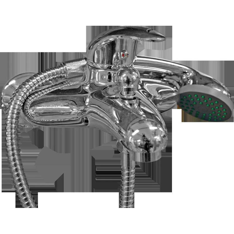 Jaucējkrāns vannas ar dušas komplektu B-4-40K Bulls