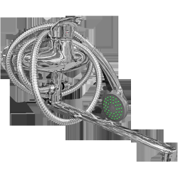 Jaucējkrāns vannas ar dušas komplektu B-5-40K Bull