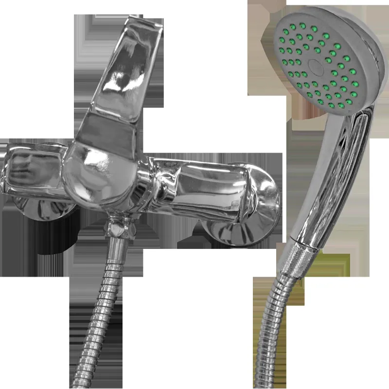 Jaucējkrāns dušas ar dušas komplektu F-7-40K Flora