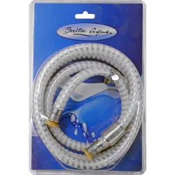 Dušas pievads Flex S-1 150cm, dubultā pin., kon. uzg., balts