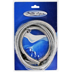 Dušas pievads H-1 125cm, dubultā pinuma kon. uzg., hromēts