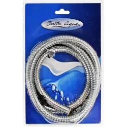 Dušas pievads H-1 125cm, dubultā pinuma kon. uzg., hromēts