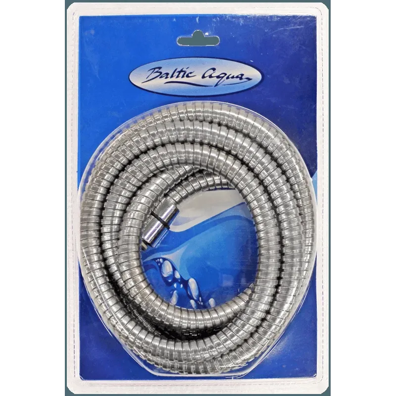 Dušas pievads H-4 200cm, dubultā pinuma, kon. uzg., hromēts