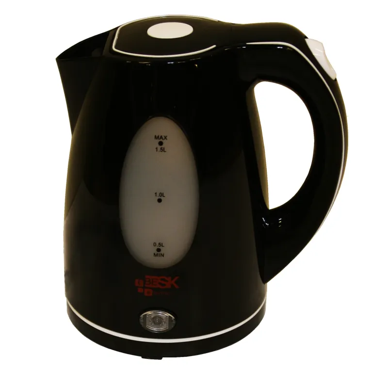 Elektriskā tējkanna 1,5L melna