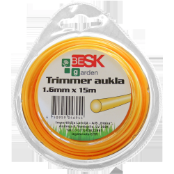 Trimmera aukla 1.6mm15m apaļa