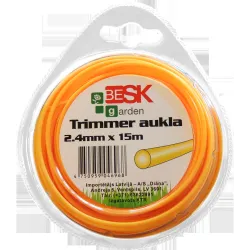 Trimmera aukla 2.4mm15m apaļa