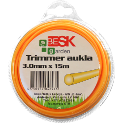 Trimmera aukla 3.0mm15m apaļa